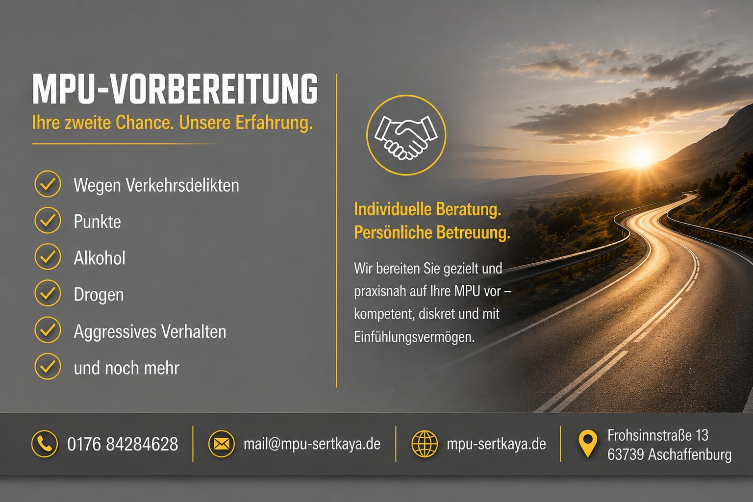 Visitenkarte Rückseite